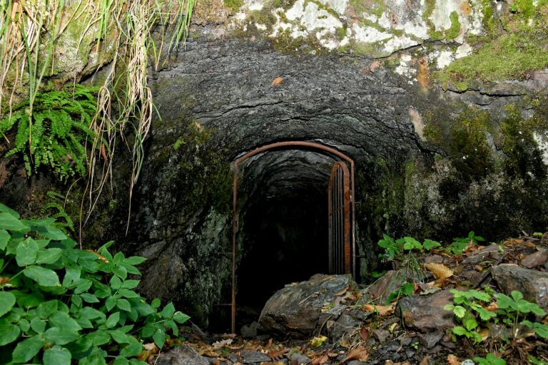 L'ingresso delle Miniere di Rame a Palagano