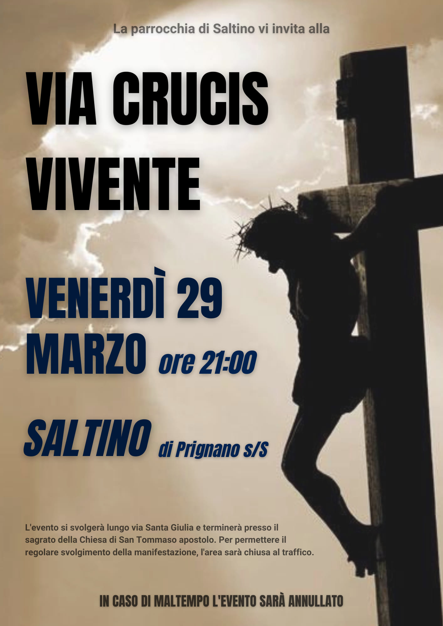 locandina Via Crucis Saltino